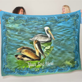 Mismaloya Pelicans 0329 Fleece Deken