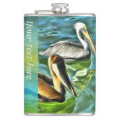 Mismaloya Pelicans 0329 Heupfles (Voorkant)