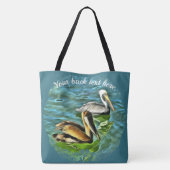 Mismaloya Pelicans 0329 Tote Bag (Achterkant)