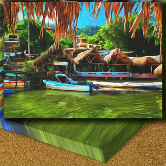 Mismaloya River 0331 Art Canvas Afdruk