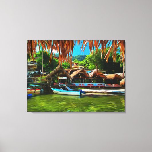 Mismaloya River 0331 Art Canvas Afdruk (Voorkant)