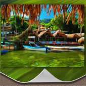 Mismaloya River 0331 Art Print