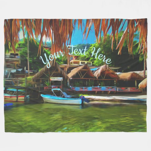 Mismaloya River 0331 Fleece Deken (Voorkant (Horizontaal))