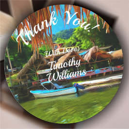 Mismaloya River 0331 Ronde Sticker