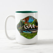 Mismaloya River 0331 Tweekleurige Koffiemok (Links)