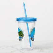 Mismaloya Vissen Boats 0346 Acryl Drinkbeker (Links)