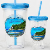 Mismaloya Vissen Boats 0346 Acryl Drinkbeker