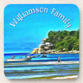 Mismaloya Vissen Boats 0346 Bier Onderzetter (Voorkant)