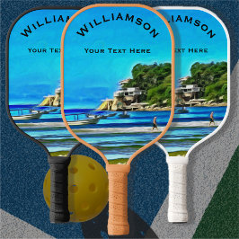 Mismaloya Vissen Boats 0346 Pickleball Paddle
