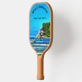Mismaloya Vissen Boats 0346 Pickleball Paddle (Links)
