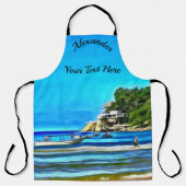 Mismaloya Vissen Boats 0346 Schort (Voorkant)