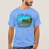 Mismaloya Vissen Boats 0346 T-shirt (Voorkant)