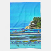 Mismaloya Vissen Boats 0346 Theedoek (Verticaal)