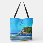 Mismaloya Vissen Boats 0346 Tote Bag (Achterkant)