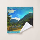 Mismaloya, Vissende Boats 0344 Bad Handdoek (Wasdoekje)