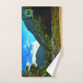 Mismaloya, Vissende Boats 0344 Bad Handdoek (Handdoek)