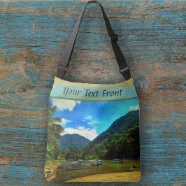 Mismaloya, Vissende Boats 0344 Crossbody Tas