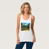 Mismaloya, Vissende Boats 0344 Tanktop (Volledige Voorkant)