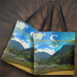 Mismaloya, Vissende Boats 0344 Tote Bag
