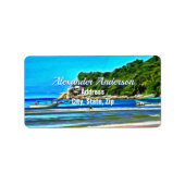 Mismaloya Vist Boats 0346 Adres Etiket (Voorkant)