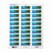 Mismaloya Vist Boats 0346 Adres Etiket (Full Sheet)