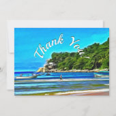 Mismaloya Vist Boats Hartelijk dank Bedankkaart (Voorkant)