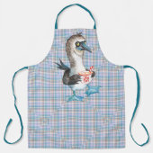 Mismatch Blue Pink Paars Pset Cheeky Penguin Schort (Voorkant)