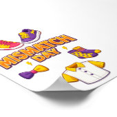 Mismatch Day Printbare Poster Digitale Download (Hoek)