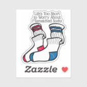 Mismatch Lost Sock Memorial Day Sticker (Vel)