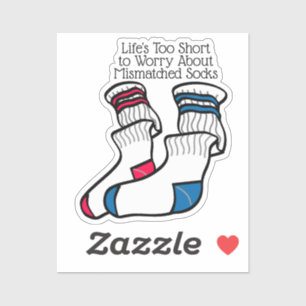Mismatch Lost Sock Memorial Day Sticker