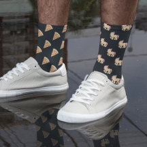 Mismatch patroon van pizza en eenhoorns