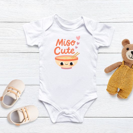 Miso Cute Baby , Adorable Ramen-Themed Baby Gift, Romper