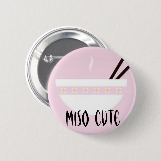 Miso Cute Ronde Button 5,7 Cm (Voorkant /achterkant)