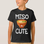 Miso Cute Sushi Soup Kawaii T-shirt (Voorkant)