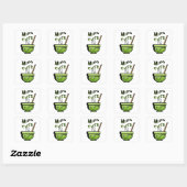 Miso Cute Vierkante Sticker (Vel)