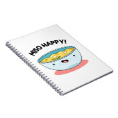 Miso Gelukkig Grappige Soep Pun Notitieboek (Rechterzijde)