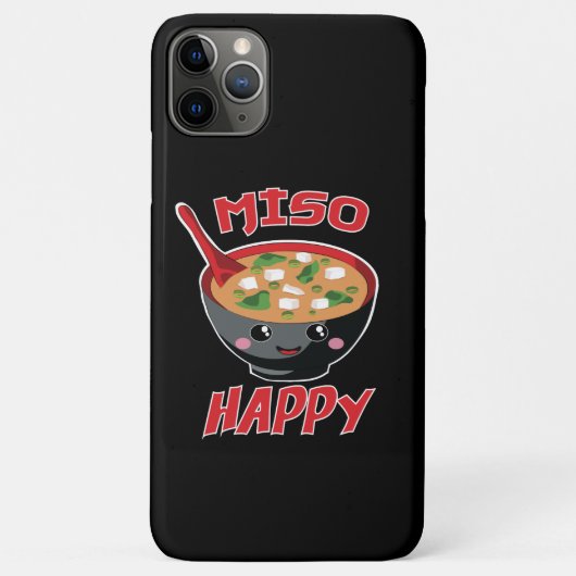 Miso Happy Funny Food Kawaii Case-Mate iPhone Case (Achterkant)