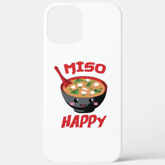 Miso Happy Funny Food Kawaii Case-Mate iPhone Case (Achterkant)