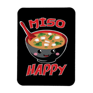 Miso Happy Funny Food Kawaii Magneet