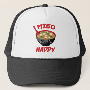 Miso Happy Funny Food Kawaii Trucker Pet