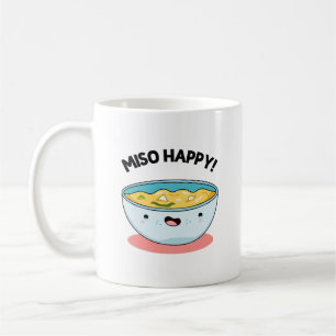 Miso Happy Funny Soup Pun Koffiemok