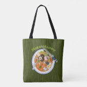 Miso Happy - Kawaii Ramen Cats Tote Bag (Achterkant)