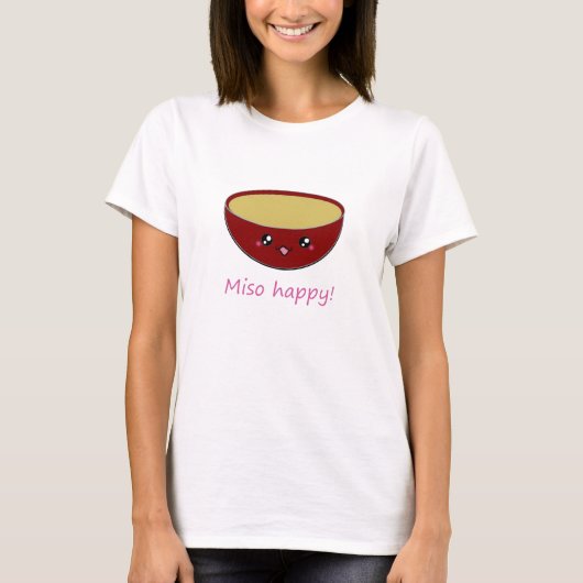 Miso Happy. T-shirt (Voorkant)