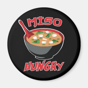 Miso Hungry Funny Food Kawaii Magneet