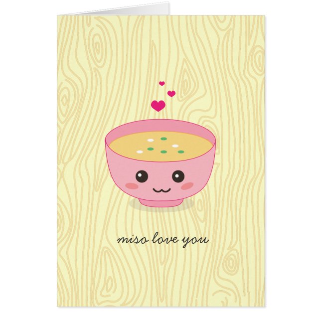 Miso Love You Card (Voorkant)