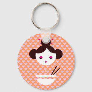 Miso meisje sleutelhanger