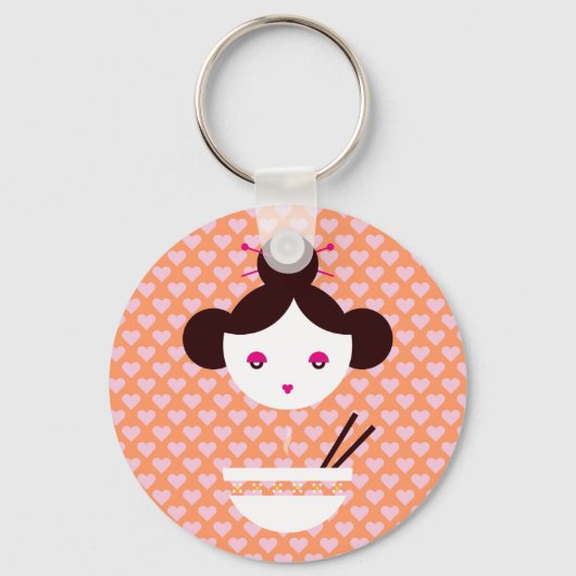 Miso meisje sleutelhanger (Voorkant)