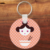 Miso meisje sleutelhanger (Voorkant)