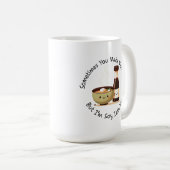 Miso Salty, Soy Into You - Schattigee Food Pun Car Koffiemok (Voorkant rechts)