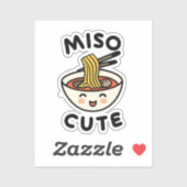 Miso Schattigee soeplever Sticker (Vel)